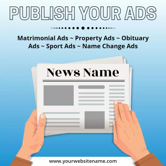 Engaging Newspaper Ad Design for Multiple Advertisements Ad Template