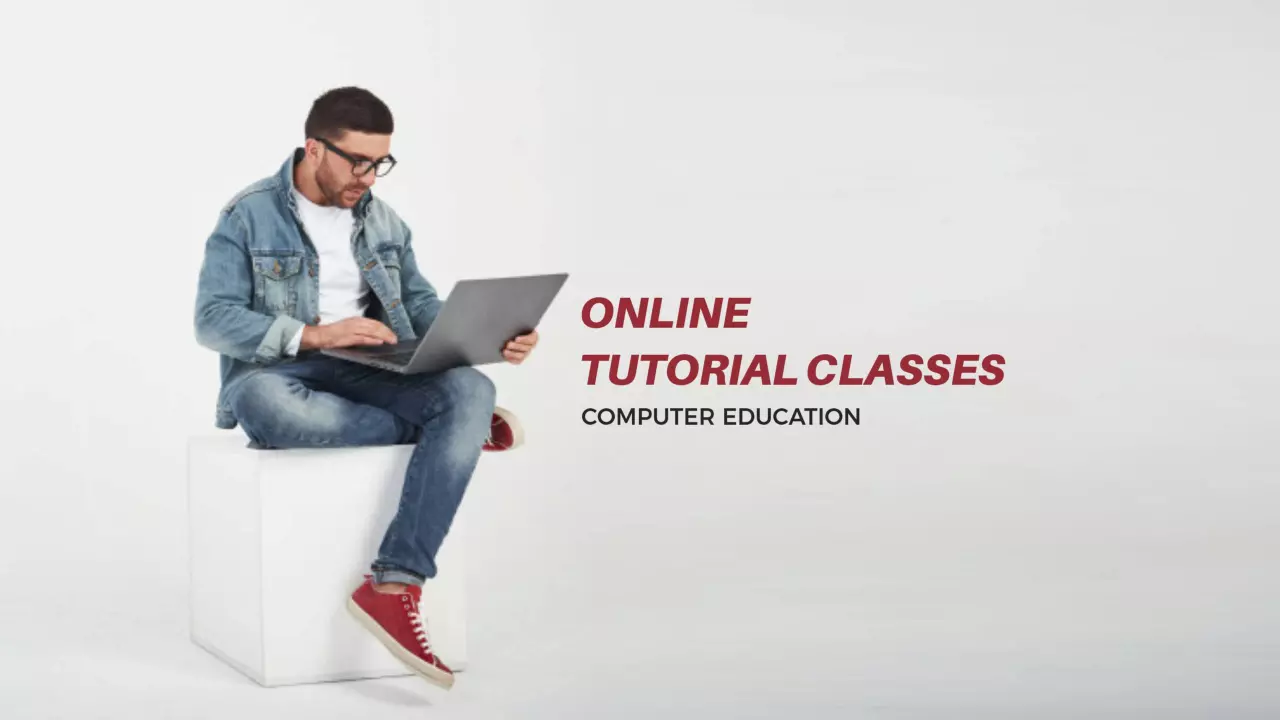 Engaging Online Computer Education Tutorial Classes YouTube Banner Template