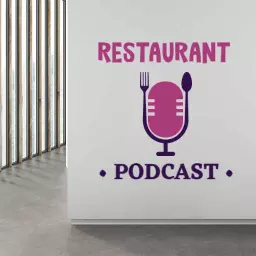 Engaging Purple Restaurant Podcast Logo Inviting Food Lovers Logo Template