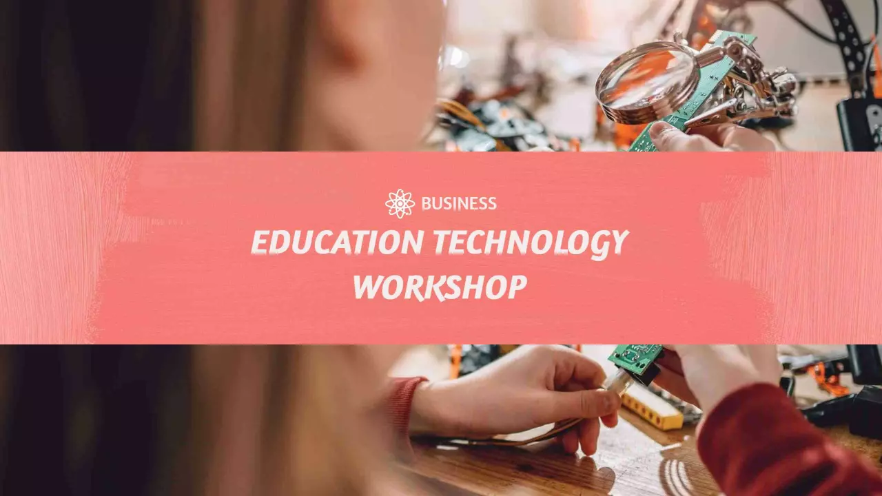 Engaging Technology Workshop Highlight on Soft Coral YouTube Banner Template