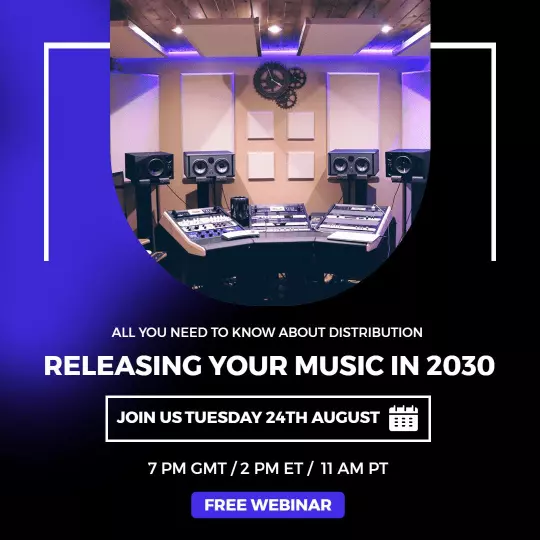 Engaging Webinar on Music Distribution Strategies for 2030 Ad Template
