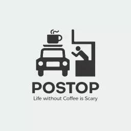 Enjoy Delicious Mobile Coffee from Street Food Vendors Logo Template