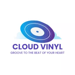 Enjoy Vibrant Blue and Purple Design for Cloud Vinyl Logo Template