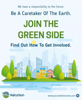 Environmental Awareness Community Event Flyer Template