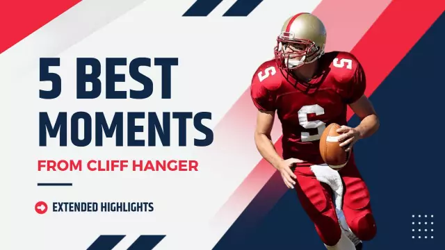 Epic Football Highlights Moments YouTube Thumbnail Template