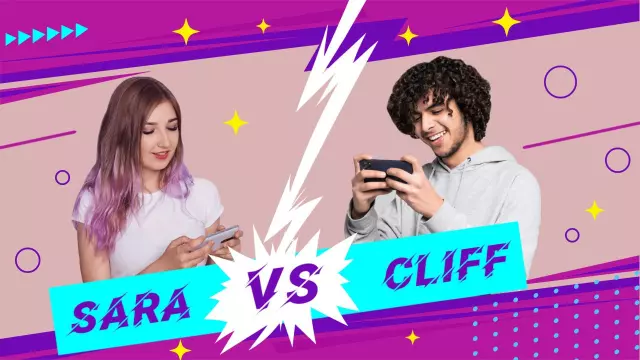 Epic Gaming Showdown Battle YouTube Thumbnail Template