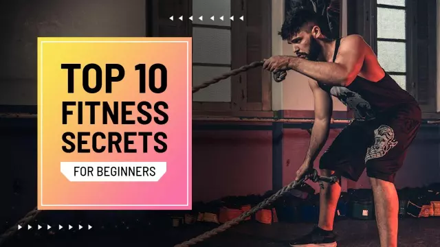 Essential Fitness Secrets for Beginners YouTube Thumbnail Template