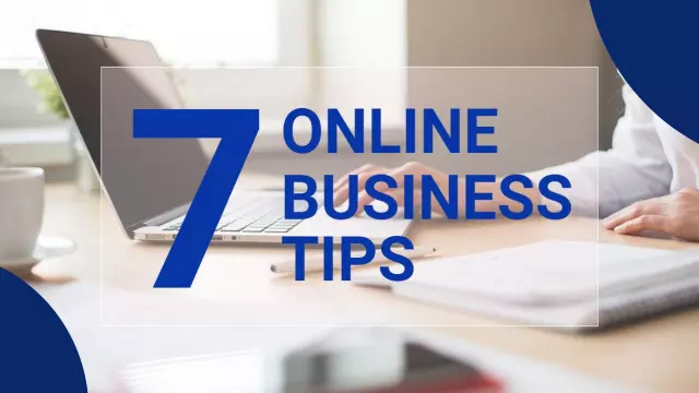 Essential Online Business Tips Guide YouTube Thumbnail Template