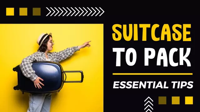 Essential Packing Tips Travel Guide Trending YouTube Thumbnail Template