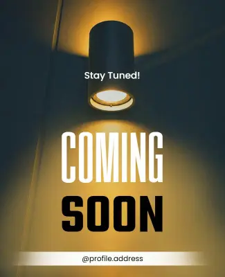 Event Announcement Coming Soon Poster Template