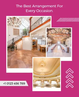 Event Venue Booking Promotion Flyer Template