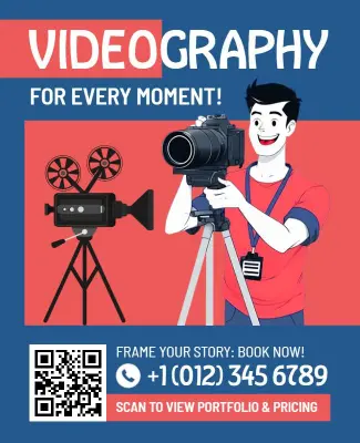 Event Videography Service Promotion Flyer Template