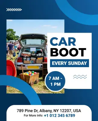 Every Sunday Car Boot Flyer Template