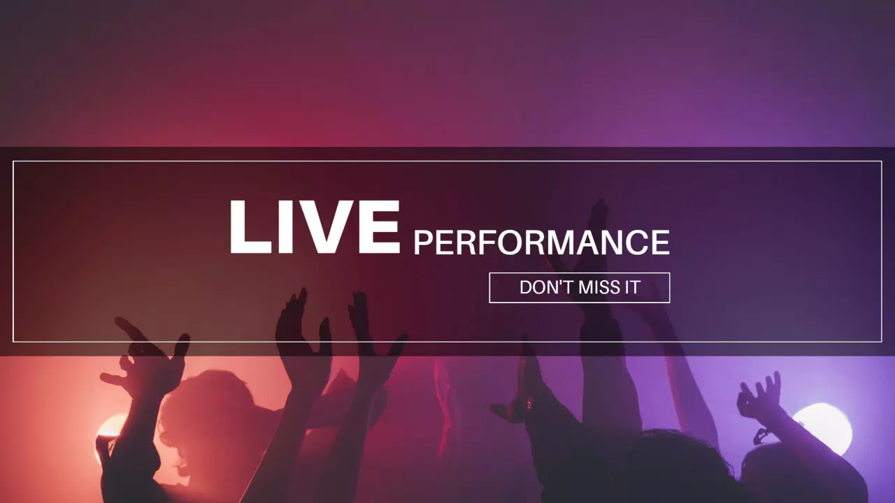 Exciting Audience Engagement at Live Performance YouTube Banner Template