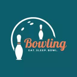 Exciting Bowling Theme with Striking Pins and Ball Logo Template