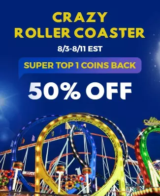 Exciting Nighttime Carnival Roller Coaster Promotion Poster Template