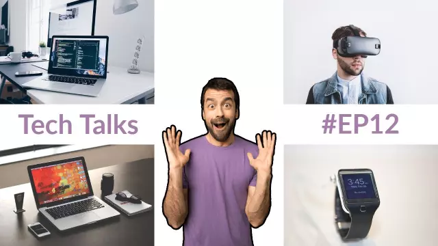 Exciting Tech Talks Episode 12 YouTube Thumbnail Template