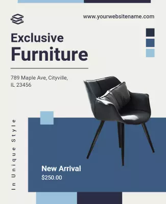 Exclusive Furniture Sale Promotional Flyer Template