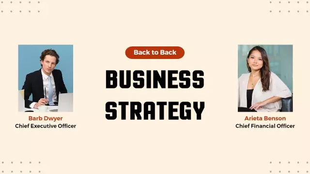 Executive Dialogue Business Strategy YouTube Thumbnail Template