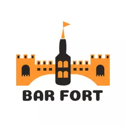 Experience Vibrant Wine Bar Atmosphere in a Cozy Space Logo Template