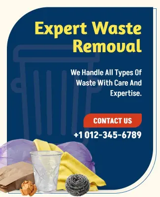 Expert Waste Removal Services Poster Template