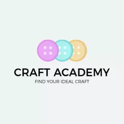 Explore Colorful Buttons and Crafting Inspirations Logo Template