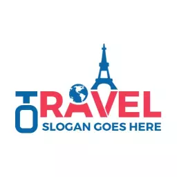 Explore Iconic Landmarks with Vibrant Travel Experiences Logo Template
