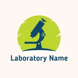 Explore Innovations in Biology with a Microscope Science Logo Template