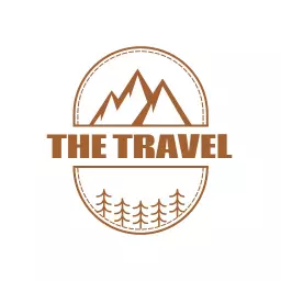 Explore Majestic Mountains in Nature with Travelling Adventure Logo Template