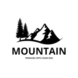 Explore Majestic Peaks and Trails in Stunning Mountain Logo Template