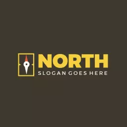 Explore New Directions with North Compass Logo Template
