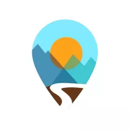 Explore Scenic Mountain Landscapes in Travelling Logo Template