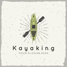 Explore the Great Outdoors with Our Kayaking Logo Template