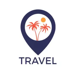 Explore Tropical Destinations with Vibrant Travel Logo Template