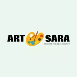 Explore Your Creativity with Art and Colorful Palette Logo Template