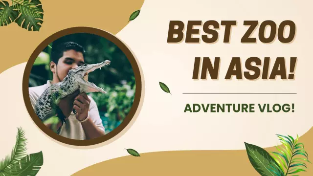 Exploring Exotic Animals Adventure Vlog YouTube Thumbnail Template