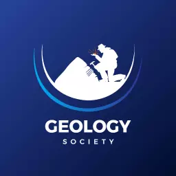 Exploring geological formations with professional research logo Template