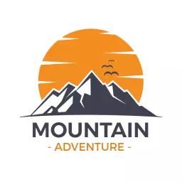 Exploring the Majestic Peaks in Mountain Adventure Logo Template