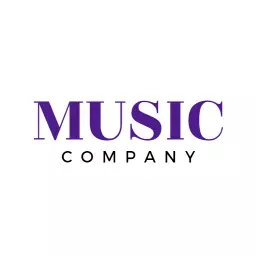 Express Your Creativity with a Stylish Music Company Logo Template