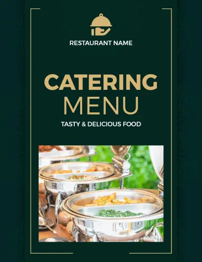 Exquisite Plated Dinner Selections for Elegant Gatherings Catering Menu Template