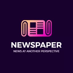 Eye-Catching Gradient Newspaper Design for Latest News Logo Template