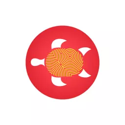 Eye-Catching Red Turtle Design with Unique Patterns Logo Template