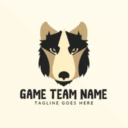 Eye-Catching Wolf Design for Gaming Team Logo Template