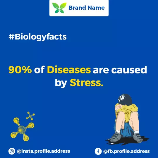 Eye-Opening Stress Impact on Health Awareness Ad Template
