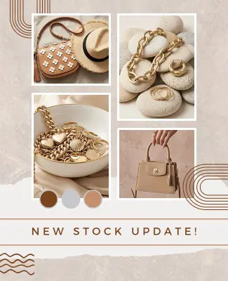 Fashion Accessories Collection Photo Collage Poster Template