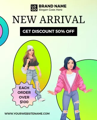 Fashion Discount Promotion Flyer Template