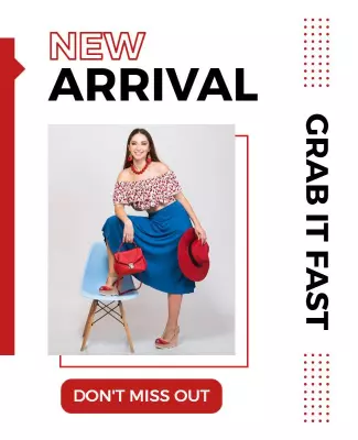 Fashion Forward Chic Summer Outfit Promotion Poster Template