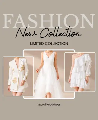 Fashion New Collection Launch Poster Template