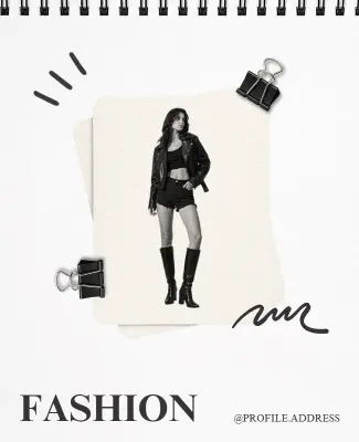 Fashion Style Promotion Poster Template