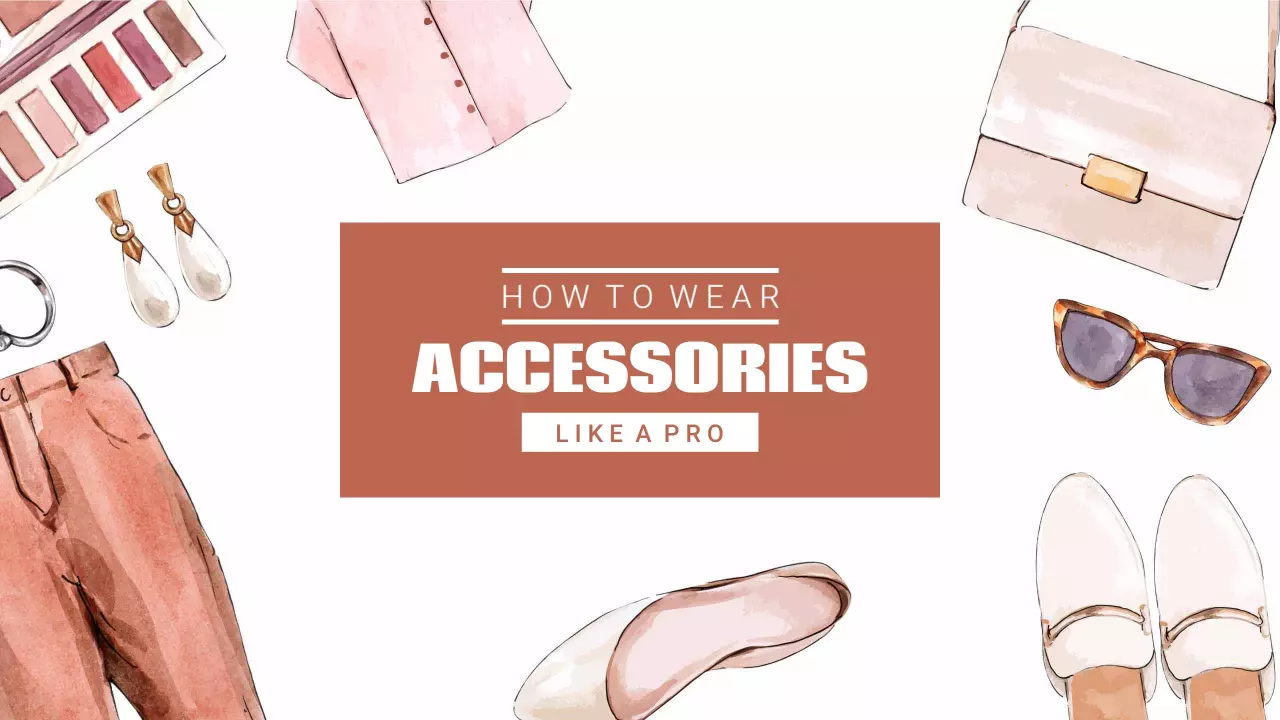 Fashion Tips on How to Wear Accessories Like a Pro YouTube Banner Template